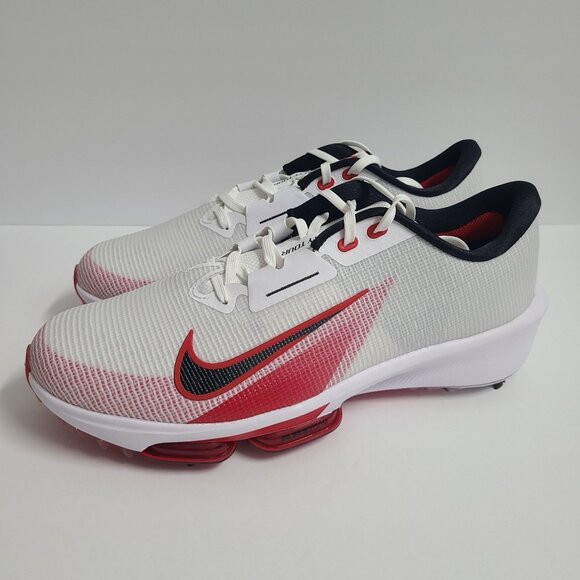 NEW Nike Air Zoom Infinity Tour 2 Golf Shoes FD0218-101 Size 12 Wide White Red main image 7
